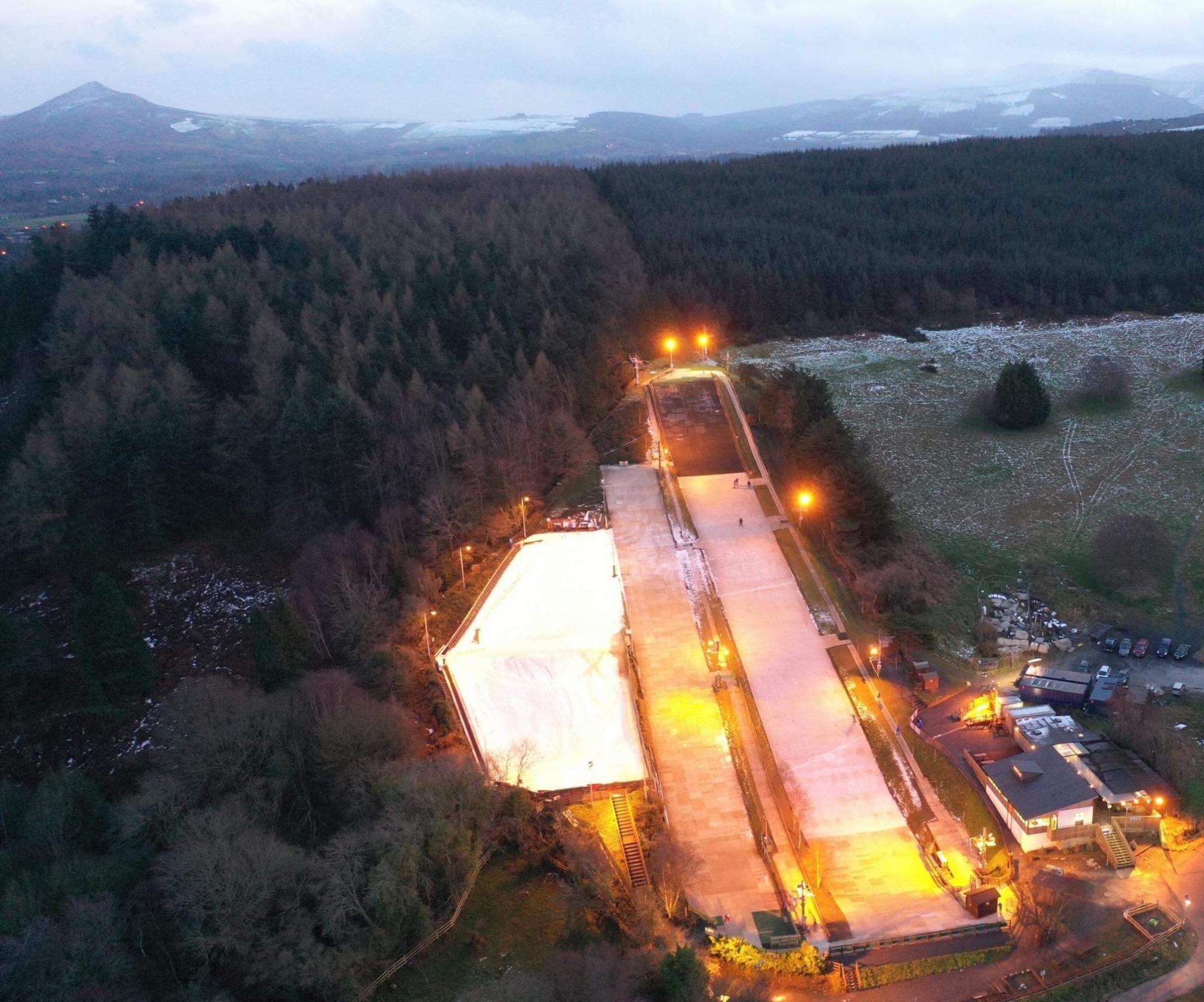 Ski Club of Ireland from the Sky