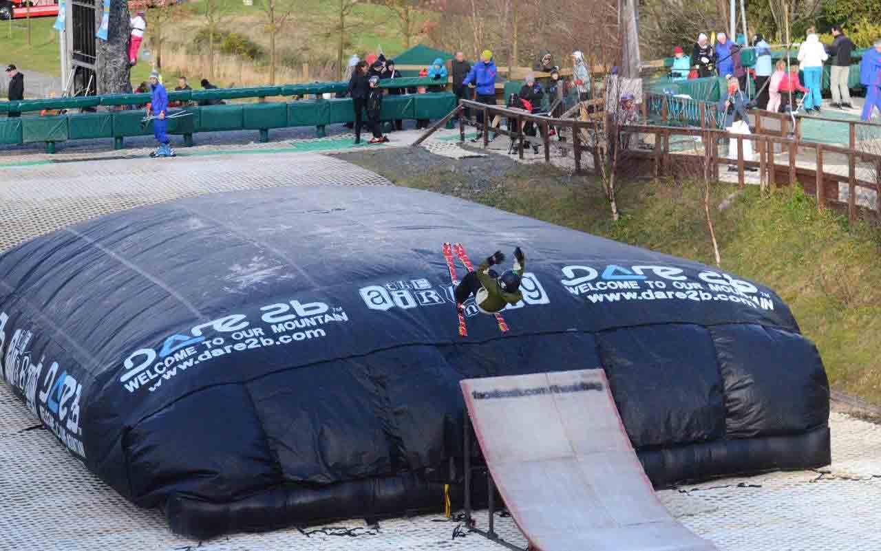 big bag at the Ski Club of Ireland on world snow day