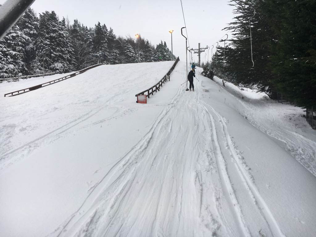 Real snow at Kilternan